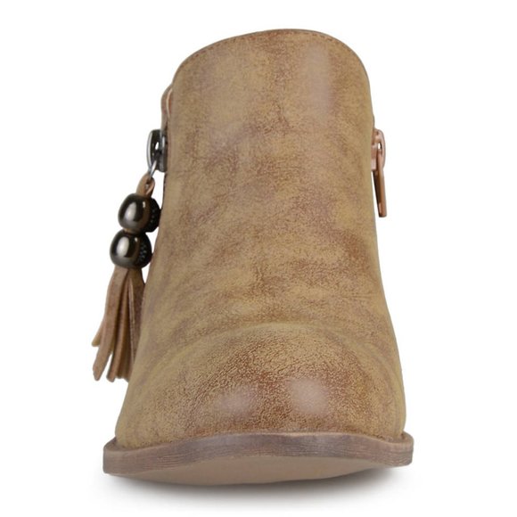 Tassel Zipper Ankle Boots - Picture 5 of 8